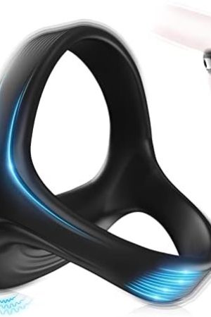 Vibrating Penis Ring Cock Ring - Super Soft Cock Ring For Men Pleasure Enhance, Triangular Silicone Penis Ring With 10 Intense Vibration Modes, Male Sex Toys, Adult Sex Toys For Men Couples Pleasures