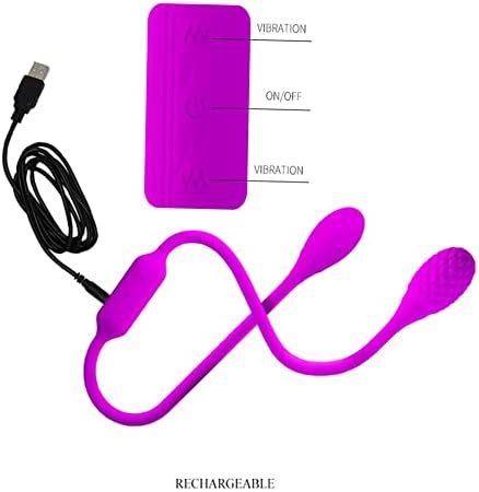 Double Header G Spot Bullet Vibrator, Double Sided Silicone Vibrating Egg Vibrator Ball For Anal Prostate Adult Sex Toy For Women Lesbian - Image 3