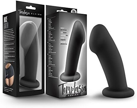 Blush Temptasia Elvira Silicone Dildo - 5.5 Inch Length And 2 Inch Width - Thick With Extra Girth - Strong Suction Cup Base For Hands Free Play And Harness Compatible - Anal Play Sex Toy For Adults
