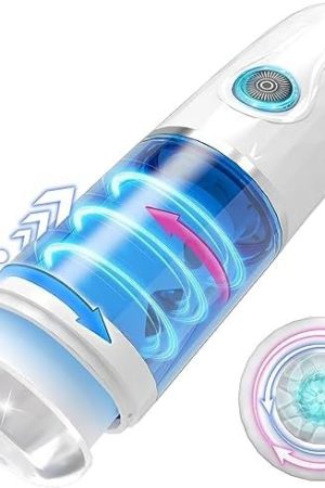 Automatic Blowjob Thrusting Rotating Sex Machine Male Masturbator, Adult Sex Toys For Men, Men'S Sex Toy Stroker Penis Vibrator, Hands Free Masturbators Pocket Pussy For Men Masturbation Pleasure
