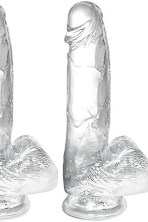 2 Pack - 7 Inch Soft Realistic Dildo, Human Safety Material, With Powerful Suction Cups, Suitable For Women/Men/Gay, Adult Toys For Women Or Beginer