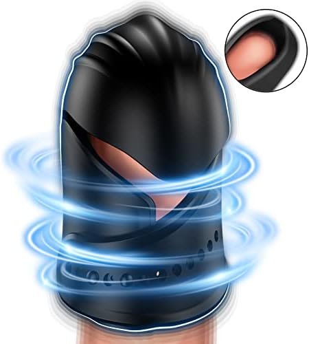 Talerly Penis Training Vibrator Male Masturbator, Mens Glans Stimulating Sex Toys, 10 Vibration Modes For Ejaculation Training, Adult Toys Men Pleasure Prolong Endurance, Adjustable Buckle