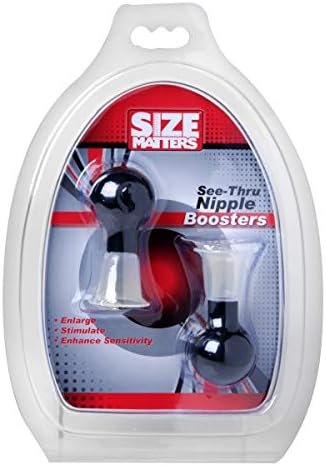 Size Matters See-Thru Nipple Boosters, Black (Ad409) - Image 3