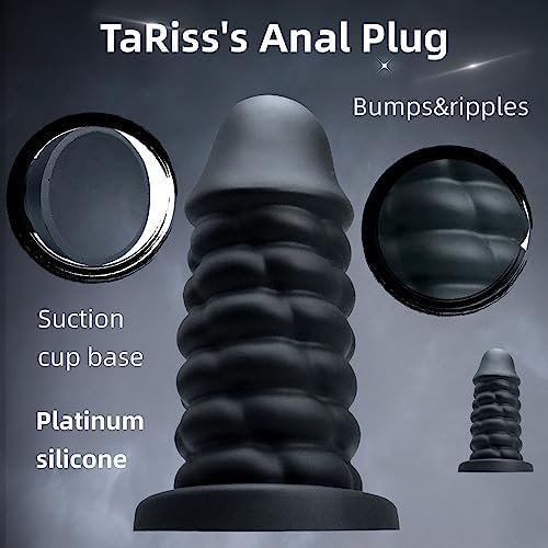 Tariss'S Dildo Silicone Anal Plug With Suction Base Sex Toy For Men Couple Black Xxxl 10.23 Inch - Image 2