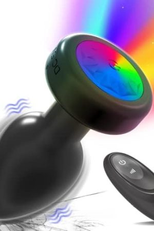 Vibrating Butt Plug Light Up Anal Plug Anal Sex Toys, Anal Vibrator Prostate Massager With Remote Control For Women Sex Toys, Led Glow In The Dark With 7 Vibration Modes Sex Toys For Women, Men