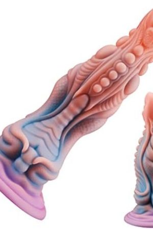 9.96" Huge Horse Dildo Monster Fantasy Dildo, Giant Knot Dildo Silicone Dragon Dildo For Women, Thick Alien Anal Dildo With Strong Suction Cup, Animal Dog Dildo Anal Sex Toys For Women Men Sex Play