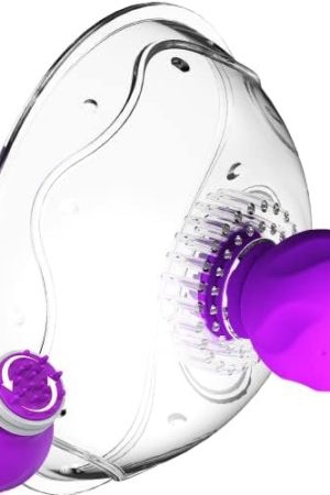 Wireless Nipple Massager,5.5" Diameter Bigger Version Vibrating Nipple Suckers With 360° Rotational Stimulation,10 Vibration Modes, Wireless Vibrator Sex Toys For Women,1 Pair