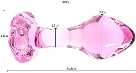 Faraway Pink Crystal Anal Dildo Glass Anal Butt Plug Anus Stimulator In Adult Games For Couples, Erotic Sex Toys For Women - Image 3