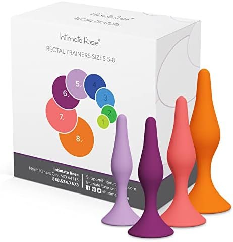 Save 10% On Intimate Rose 4-Pack Rectal Trainers - Size 5-8 & Dilator Handle For Women - For Use With Intimate Rose Dilators Bundle. - Image 2