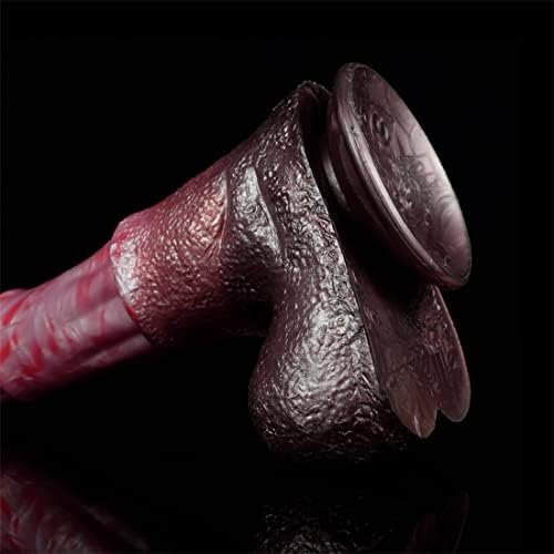 Frrdei Lifelike Giant Silicone Dildo 13.87In Huge Horse Dildo With Suction Cup Super Big Size Large Realistic Dildos Adult Sex Toys Shop - Brown L - Image 3