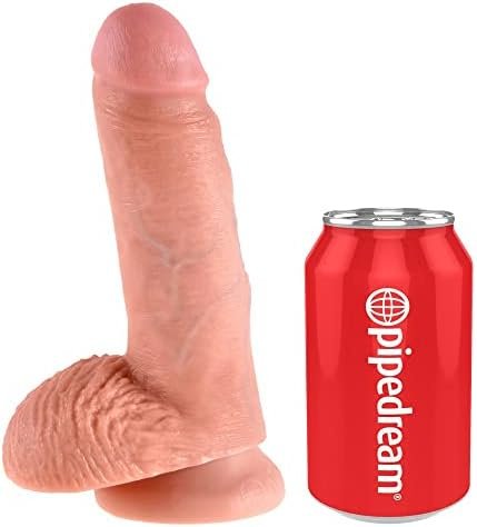 Pipedream King Cock With Balls, Flesh, 7 Inch - Image 2