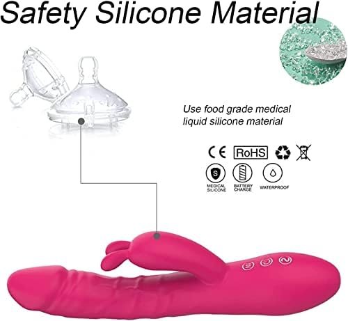 Sex Toys For Women, Vibrator For Women, Sexual Tools For Female Heating Rabbit, G Spot Stimulator 10 Powerful Mode With Licking, Waterproof Soft Silicone - Image 3