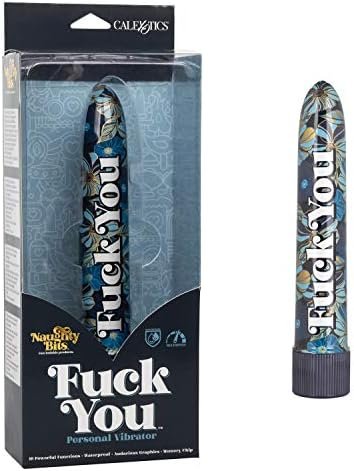 California Exotics Novelties Naughty Bits Fuck You Personal Vibrator