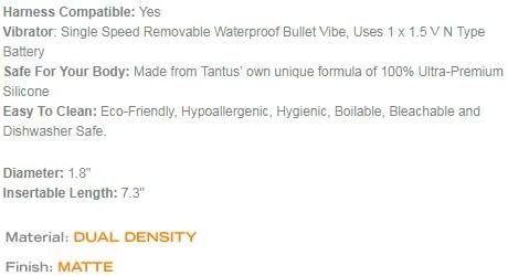 Tantus Sex/Adult Toys Sam Dual Density Vibrating Dildo- 100% Utra-Premium Silicone Harness & Suction Cup Compatible Realistic, G-Spot & P-Spot Stimulation For Anal, Vaginal, Men, Women, Lgbtq - Mocha - Image 2