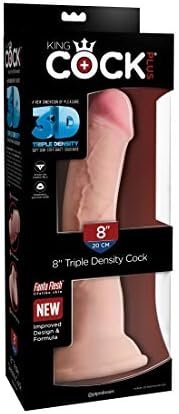 King Cock Plus Triple Density 8" Cock - Flesh - Image 2