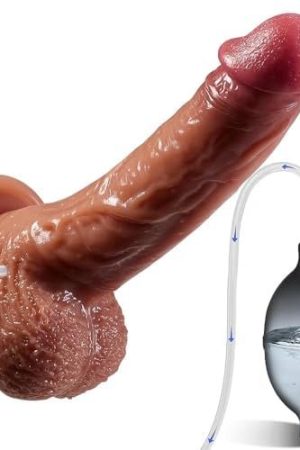 Realistic Squirting Dildo Sex Toy - 8.3 Inch Ejaculating Penis With Strong Suction Cup For Hands-Free Play, G-Spot Anal Dildos, Anal Prostate Dildos Adult Sex Toys For Wome Men Couple Pleasure