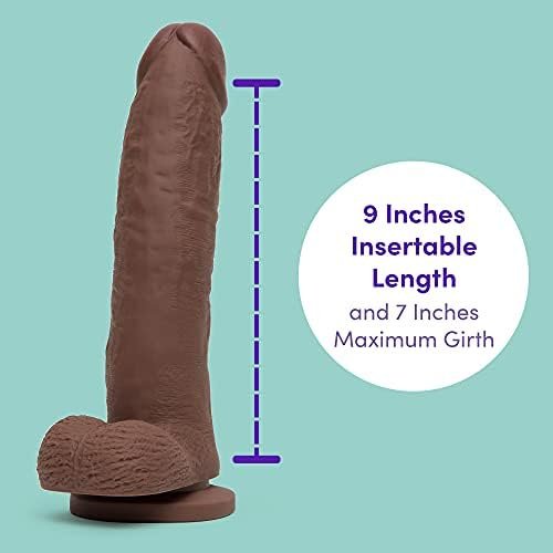 Lovehoney Lifelike Lover Ultra Realistic Dildo - 11 Inch Large Dildo - Suction Cup Dildo For Women With Balls - Harness Compatible Strap On Dildo - Adult Sex Toy - Waterproof - Flesh Brown - Image 2
