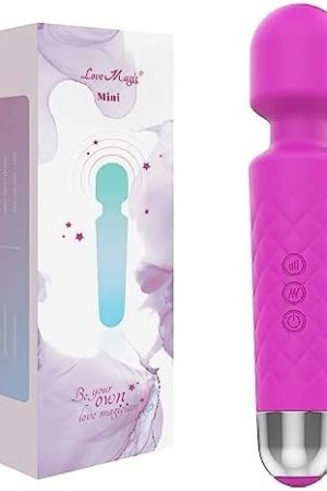 Rechargeable Personal Massager -Adult Toys Wand Massager-Sex Toy Vibrators -G-Spot Vibrator Clit- Quiet Small Vibrator For Women & Men - Sex Toys For Women (Purple)