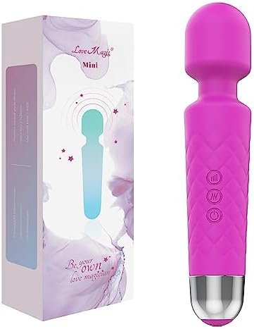 Rechargeable Personal Massager -Adult Toys Wand Massager-Sex Toy Vibrators -G-Spot Vibrator Clit- Quiet Small Vibrator For Women & Men - Sex Toys For Women (Purple)