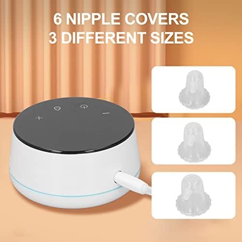 Electric Inverted Nipple Puller, Lifting 3 Sizes 9 Strength Gears Electric Nipple Corrector Relaxation 6 Silicone Covers For Night Use - Image 3