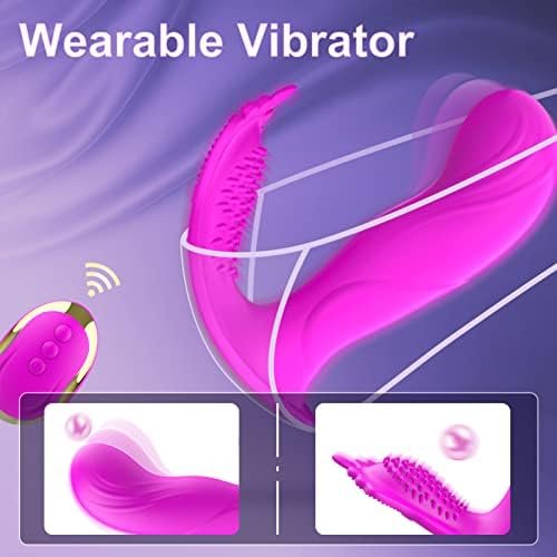 Wearable Vibrator For Women, Panty Vibrators Adult Sex Toys, 10 Vibration Modes Sex Toy G Spot Vibrators, Rechargeable & Water Proof Remote Control Vibrator For Female & Couples Pleasure - Image 3