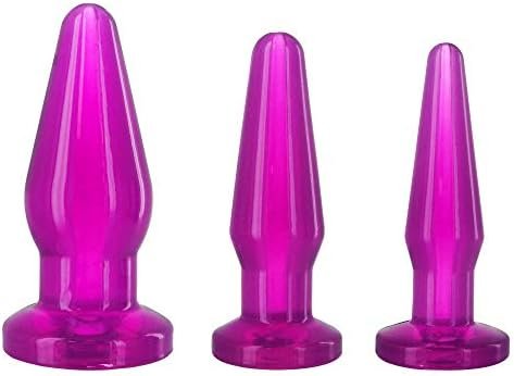 Lynx Filling 3Plug Anal Trainer Set, Purple, 3 Count (Pack Of 1)