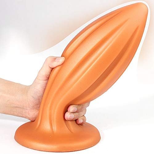 Liquid Silicone Anal Plug Ultral Soft Big Butt Plug Anus Dilator Prostate Massage For Advanced Experience Men Women (M) - Image 3