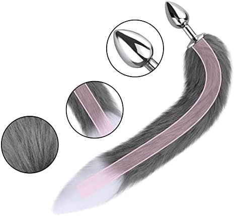 Smooth Long Fox Tail With Anal Plug Flirting Animal Tail Butt Plug Sm Role Play Sex Toys For Women Men Couple Romi (S) - Image 3