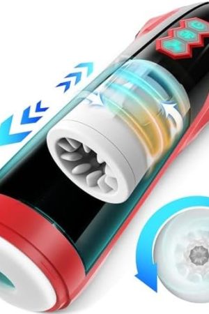Sex Toys For Men Male Masturbator - Male Sex Toy Upgraded 10 Thrusting & Rotating Modes, Adult Toys Pocket Pussy Male Stroker With Textured Sleeve, Male Sex Toys Automatic Car-Shaped Mastubators