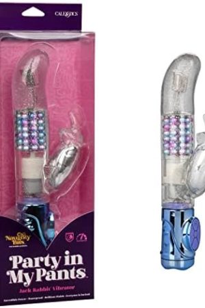 California Exotics Novelties Naughty Bits Party In My Pants Jack Rabbit Vibrator