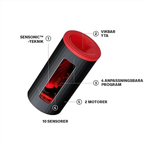 Lelo F1S V2 Waterproof Sucking Male Masturbator, Male Sex Toys, Pocket Pussy Men, Sex Toys For Men, Male Masturbators With 4 Vibrating Patterns, Blue - Image 3