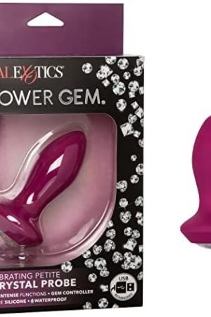 Calexotics Se-0385-07-3 Power Gem Vibrating Petite Crystal Probe - Purple