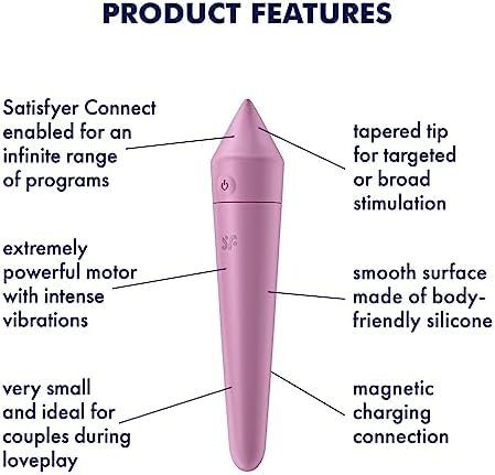 Satisfyer Ultra Power Bullet 8 Mini Bullet Vibrator With App Control - Clitoral Stimulator, Personal Massager - Portable, Compatible With Satisfyer App, Waterproof, Rechargeable, 14Cm (Turquoise) - Image 3
