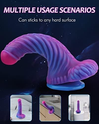 Fantasy Monster Dildo For Women,7.5" Sex Toy Dildo Body Safe Material With Suction Cup For Hand-Free Play,Soft Silicone Dildo Anal Plug,Huge Dildo Prostate Massager For Adult Unisex Toy - Image 3