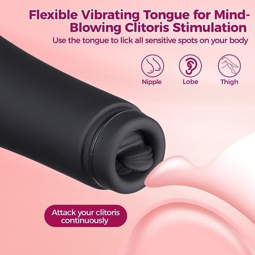 Sweetlory Beginner'S Realistic Bat Thrusting Dildo, Discreet Penis For G-Spot Stimulation Huge Heated Vibrator Dildos, Clitoral With Tongue Nipple Licker, Anal Pene Sex Toys For Women And Couples - Image 3