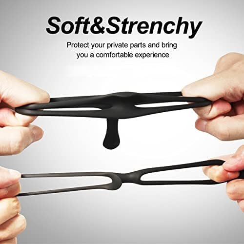 Penis Ring Sex Toy For Men,Silicone Cock Ring With Double Ring,Premium Stretchy Ultra Soft Penis Ring Cock Rings Erection Enhancing Sex Toys For Men And Couples Play - Image 2