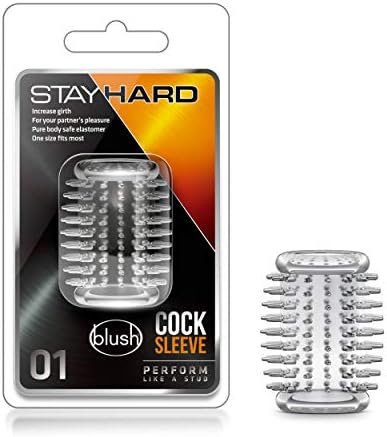 Stay Hard Cock Ring Sleeve 04 - Soft Tickly Nubs Enhance Pleasure - Slide It On Penis, Vibrator, Dildo - Stack, Mix, Match To Create Unique Sensations - Adds Girth - Sex Toy For Men, Women, Couples
