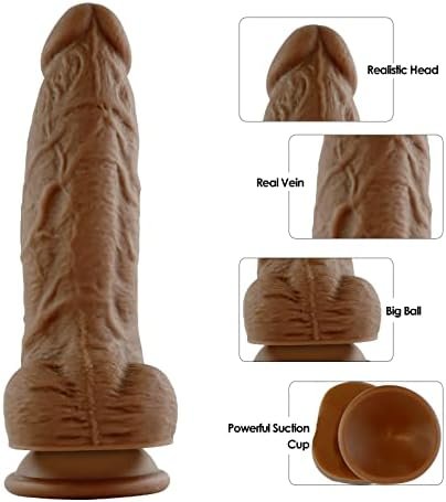 Realistic Dildo,Small Glans Big Thick Dildo With Strong Suction Cup For Women - Image 3