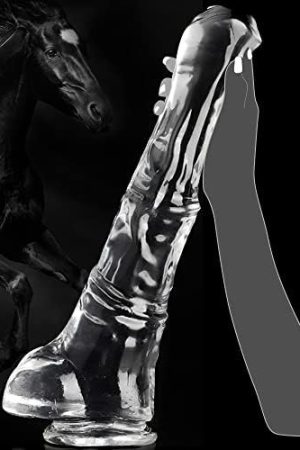 13 Inch Realistic Huge Horse Cock Dildo, Extra Large Animal Penis For G-Spot Stimulation Dildos Massive Thick Thrust Dildo,Vaginal Anal Sex Toy With Suction Cup,Adult Toy For Women/Men/Gay
