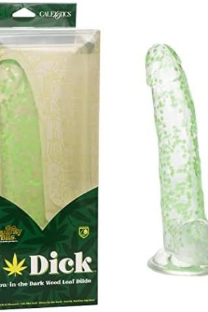Calexotics Naughty Bits I Leaf Dick Glow-In-The-Dark Grass Leaf Dildo - Se-4410-64-3