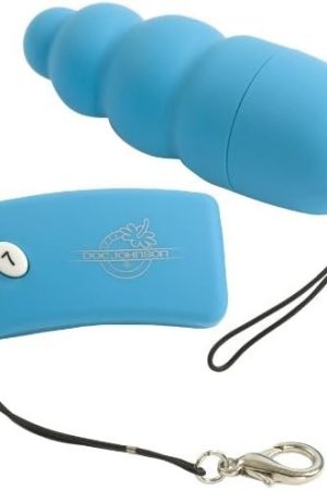 7-Function Wireless Remote Vibe, Blue