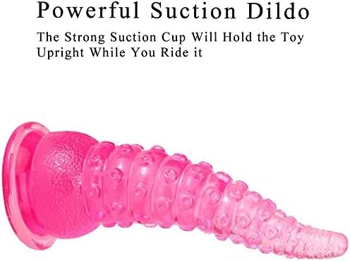 Octopus Tentacle Dildo Soft Realistic Dildo 6" Anal Plug Dildos Butt Plug Stimulator With Strong Suction Cup Anal Sex Toy Monster Silicone Prostate Massager For Women Men Adult Sex Play - Image 2