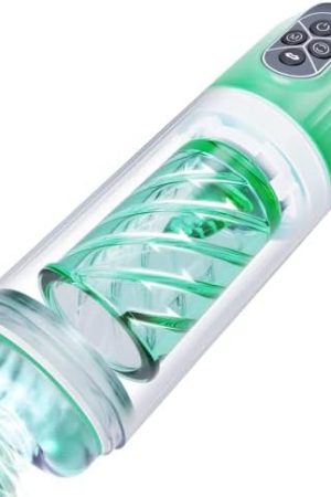 Automatic Male Masturbator,Sex Toys For Men,7 Rotating And Sucking Fully Waterproof Masturbation Cup,Men'S Pocket Pussy Hands Free Masterburbater With Tongue Licking,Male Sex Toys Adult Toy (Green)