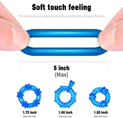 Silicone Cock Ring For Men, Soft Stretchy Penis Ring Penis For Sex Toy For Men Massager Ss-17 - Image 2