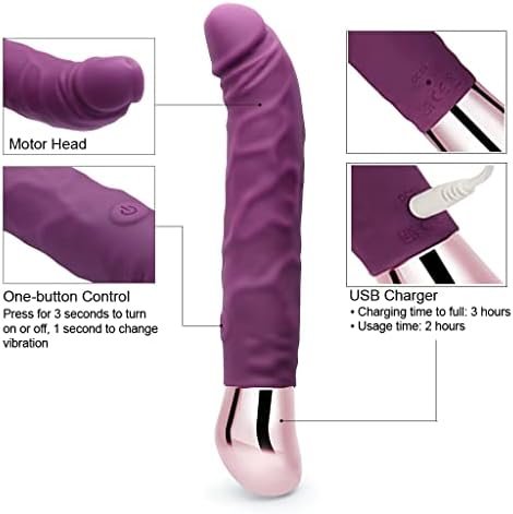 Luvkis Clitoral Sex Toy Vibrator-8 Inches Realistic Dildo Magic Vibrator 10 Speed Anal Stimulation Massager For Woman Couple - Image 3