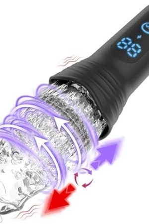 Automatic Male Masturbator Sex Toys For Men, Male Sex Toys With 9 Thrusting & Rotating & 9 Vibrating Modes, Male Adult Toys Electric Pocket Pussy Male Stroker Blowjobsex Machine For Men Masturbation