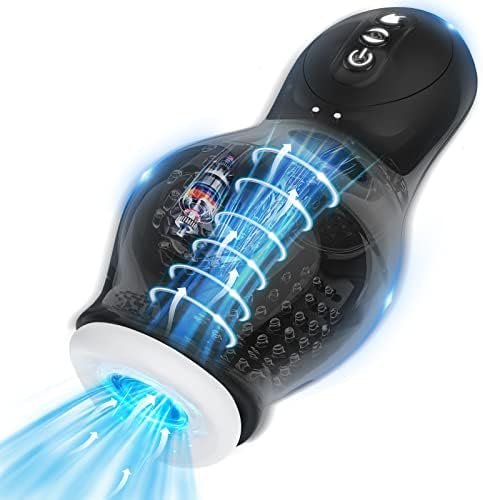 Automatic Male Masturbator Sucking Toy,Kuuval Penis Pumps With 7 Sucking & 7 Vibrations For Men Enlargement,Blowjob Machine Stroker For Hands Free,Adult Sex Toy Rechargeable