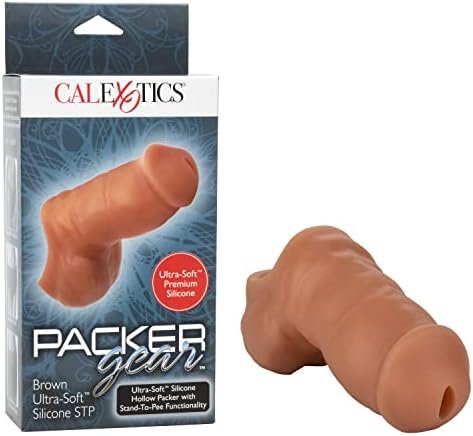 Calexotics Se-1582-30-3 Packer Gear™ 4"/10.25 Cm Ultra-Soft™ Silicone Stp Packer - Brown
