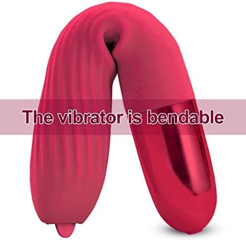 Bullet Vibrator Sex Toys For Women,G Spot Vibrator Clitoral Stimulator 10 Vibration Pattern Licking Vibrating Tongue Rose Toy,Dildo Vibrator For Women Vagina Health Heated Rechargeable Adult Sex Toys - Image 2