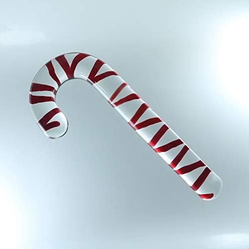 Don Wand Glass Pleasure Wand, Candy Cane - Image 2